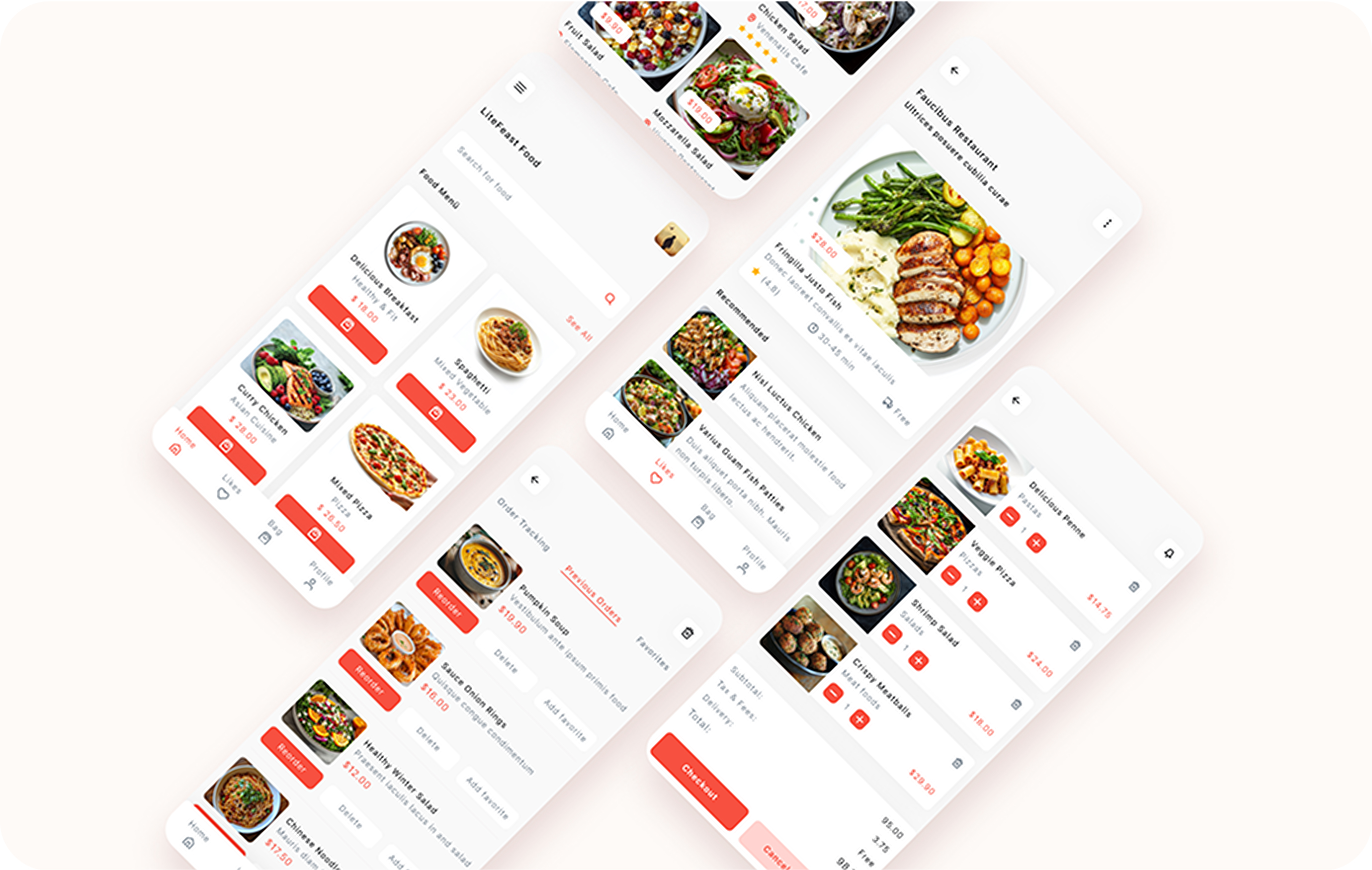 LiteFeast轻食订餐APP